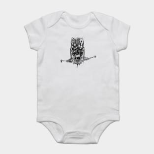 Terminator art Baby Bodysuit